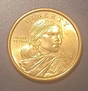 2000-D Sacagawea Native American Dollar Old Coin Collection Circulated (#1) - Picture 1 of 2