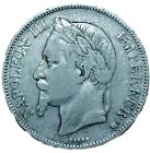 France, Napoleon III, 5 Francs, 1866, Paris, VF, Silver Coin.