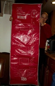RARE Vintage TAB SODA Collectable Workout Exercise Mat Women Men Coca-Cola Nasco - Picture 1 of 21