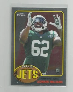 2015 Topps Chrome LEONARD WILLIAMS Rookie 60° anniversario - Foto 1 di 1