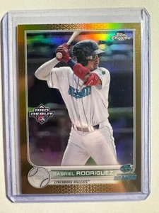 K272,945 - 2022 Topps Pro Debut Chrome Gold #PDC143 Gabriel Rodriguez #/50 - Picture 1 of 1