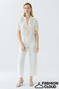 Oui Polo-Shirt  Weiß  Art.: 0092988 Gr. 34,36,38 VP 89,95 € - Bild 1 von 3