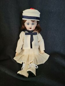 Adorable Bisque Head Reproduction French Bluette Doll 11"