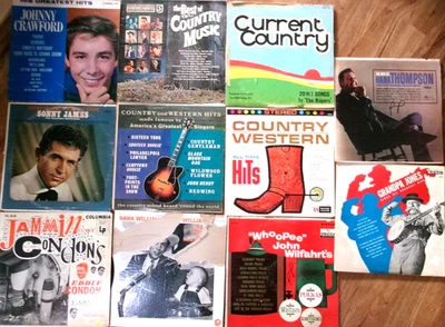11X Bundle Lot Country LP Albums-Hank Williams Jr/Grandpa Jones/Sonny James - Image 1 of 4