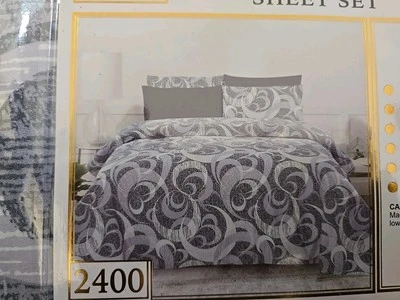 Hejeme 6-Piece Printed Floral Soft Sheet Set & Pillowcases with Deep Pocket - Image 1 of 3