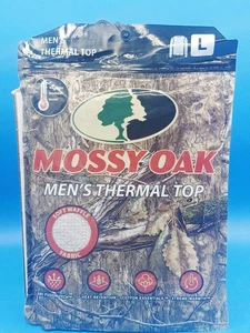 Mossy Oak Men's Thermal Shirt Size L. Color Gray  - Picture 1 of 6