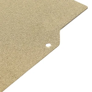 3D Printer Build Plate 6.5x6.5in Gold Powdered Smoothing PEI Easy Removal Ste FY - Afbeelding 1 van 30
