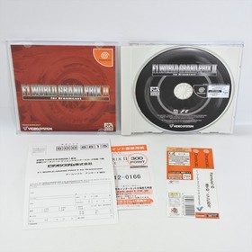 Dreamcast F1 WORLD GRAND PRIX II 2 Spine * 3291 Sega dc