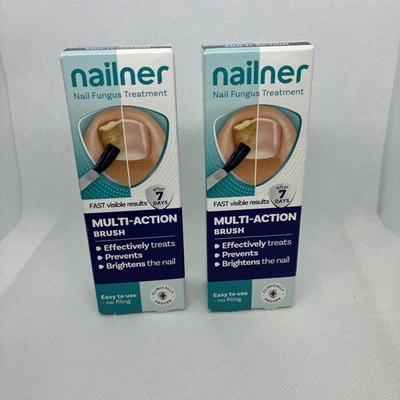Nailner 2 in 1 Fungal Nail Treatment Brush - Multi Action Brush 5ml EXP 03/08