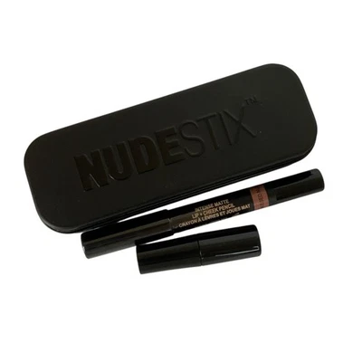 Nudestix Intense Matte Lip & Cheek Pencil SUNKISSED NUDE With Sharpener in Box - Image 1 of 4