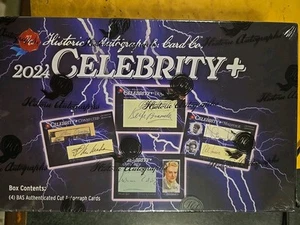 2024 HISTORIC AUTOGRAPH CELEBRITY + HOBBY BOX 4 BAS CUT AUTOGRAMME Factory  - Bild 1 von 2
