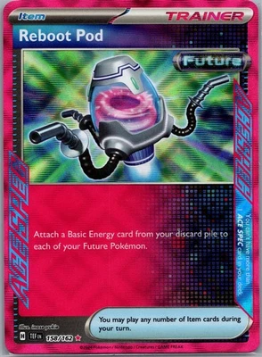 Reboot Pod 158/162 - Pokemon TCG SV05: Temporal Forces - Ace Spec Rare (NM) - Image 1 of 2