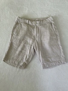 Pantalones Cortos Porter And Ash Mezcla Lino Avena Mujer’s Talla 29x8 - Imagen 1 de 7