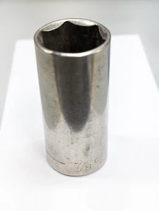 Craftsman USA Socket 7/8 SAE Deep 6 Point 3/8" Drive 43339 G - Picture 1 of 6