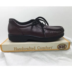 SAS weinrote Schnürhalbschuhe Damen 7M Komfortschuhe neu - Bild 1 von 8