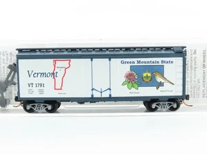 N Scale Micro-Trains MTL 02100402 VT Vermont 40' Standard Boxcar #1791 - Picture 1 of 8