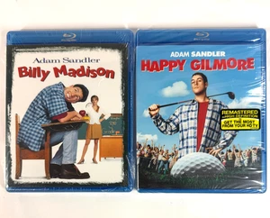 Billy Madison & Happy Gilmore Adam Sandler Comedy Blu-ray Double Feature NEW - Imagen 1 de 7