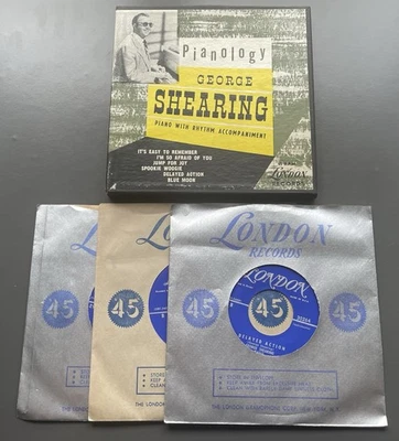 George Shearing - Pianology 3 x 7” Records London Records 1950 USA - Image 1 of 4