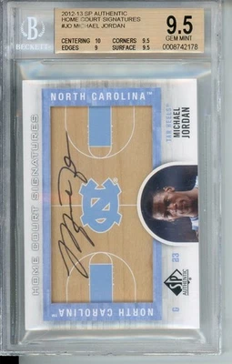 2012 SP AUTHENTIC #HC-MI MICHAEL JORDAN HOME COURT SIGNATURES AUTO - Image 1 of 2