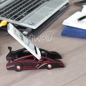 dual-slot display support holder CNC aluminum rouge voiture style pr iPad mini 3 - Afbeelding 1 van 4