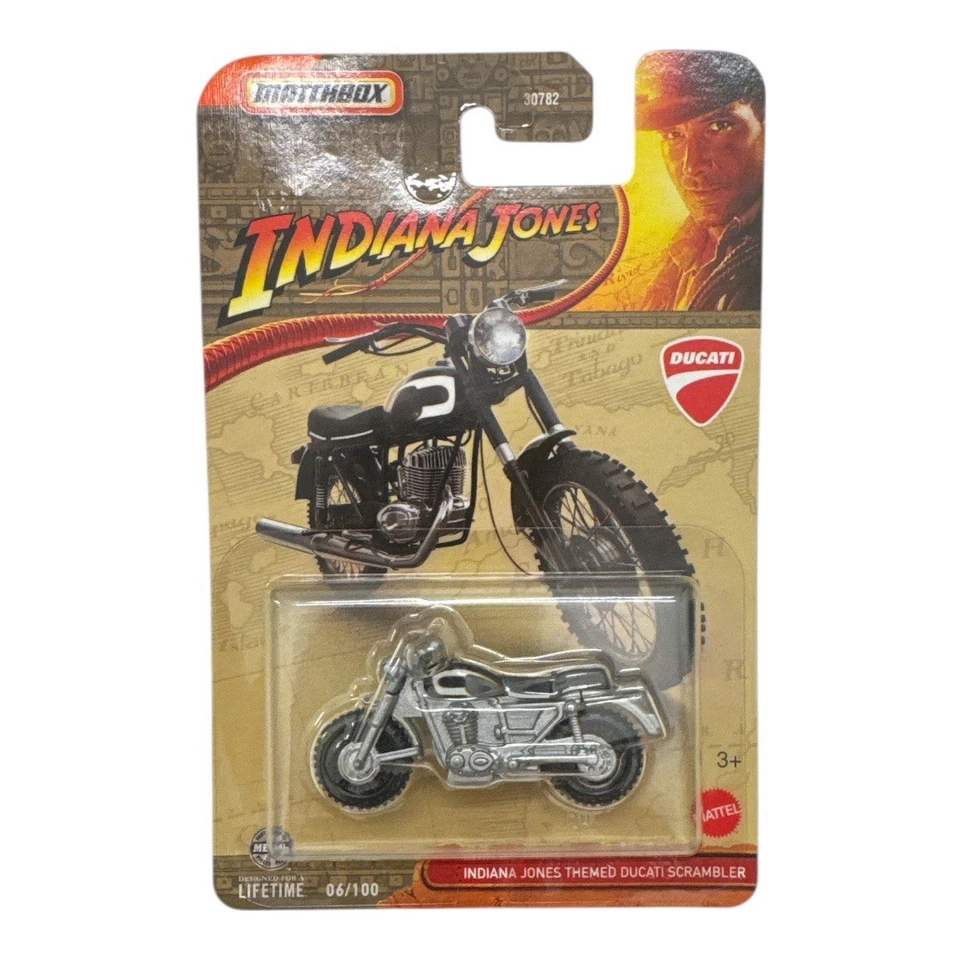 Matchbox Indiana Jones Ducati Scrambler 06/100 Foto 1 de 1