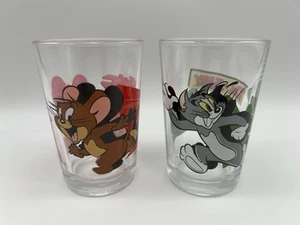 2x Tom und Jerry Kinder Trink-Glas and Turner Entertainment Vintage Retro Comic - Bild 1 von 5