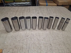11 USA CRAFTSMAN 1/2" DRIVE TALL 12 POINT SOCKET SET SAE 1-1/8" - 1/2" - Bild 1 von 16