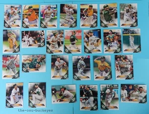 2016 Topps Oakland Athletics Team Set with Updates 26 Cards Combine Shipping - Picture 1 of 1