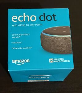 Amazon Echo Dot (3rd Generation) Smart Speaker -Bluetooth/Wi-Fi - Charcoal