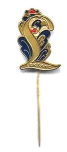 Leksand Dalarna Province Sweden Kurbits Ornamentation Pin Lagerströms Mjölby - Picture 1 of 1