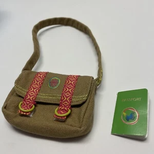 American Girl 18" Doll 2016 Lea Clark Travel Messenger Bag and Passport - Picture 1 of 12