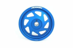 Perrin Blue Lightweight Crank Pulley for 18-22 Subaru Crosstrek / 19-22 Ascent - Bild 1 von 5