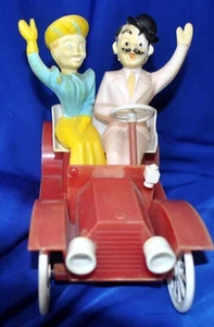 RARE HTF 1950S LARGE PLASTIC Valentine Car Candy Container E ROSEN, ROSBRO 7.5" - Picture 1 of 11