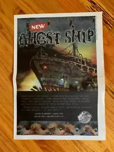 Ghost Ship Wildwood NJ Leader Morey's Piers 2010 Boardwalk Ride Creepy Print NEW - Picture 1 of 5