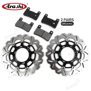 Front Brake Disc Rotor & Brake Pads For Suzuki GSXR600 GSXR750 2008 2009 2010 - Picture 1 of 9