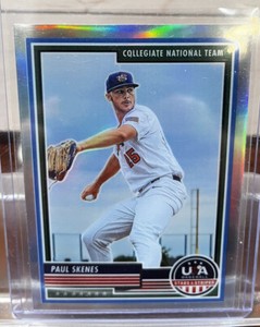 2023 Panini Stars and Stripes Paul Skenes Silver Parallel #80 Free Shipping