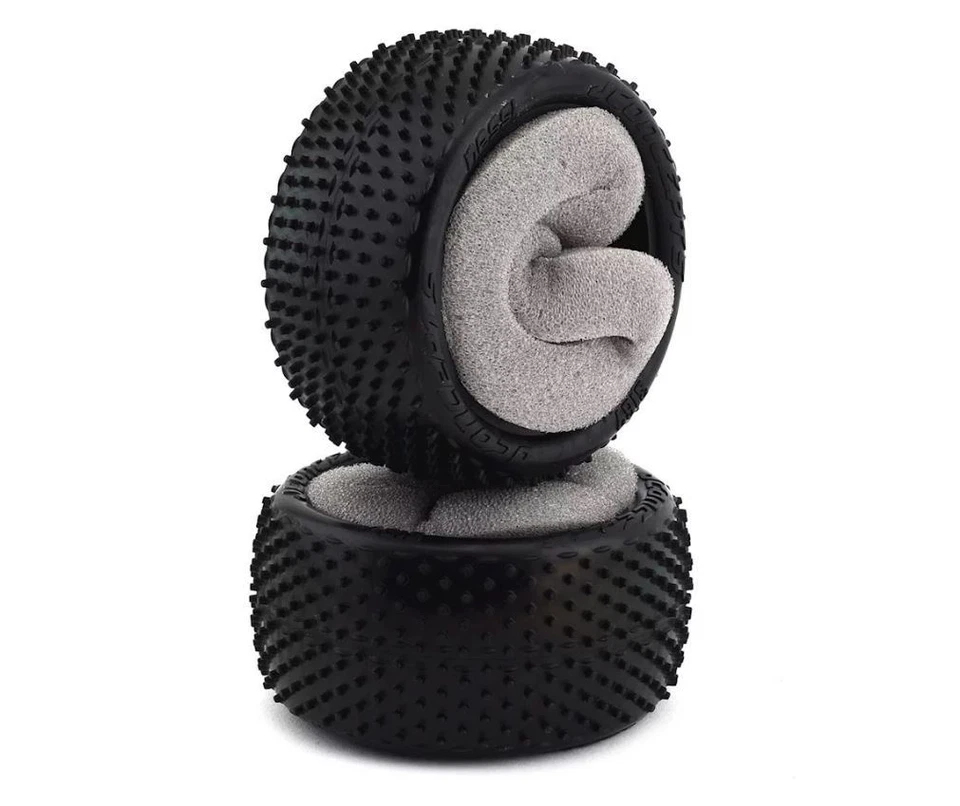 JConcepts 3167-010 Nessi Carpet 2.2" Rear Buggy Tires (2) (Pink) - Image 1 of 1