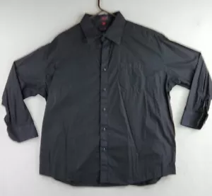 Art Hoffman Mens Black Long Sleeve Shirt Size 19-19.5 36/37 - Picture 1 of 10