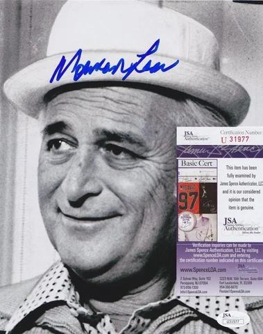 Norman Lear Signed 8x10 Photo JSA COA #U31977 All in the Family Sanford and Son Cover