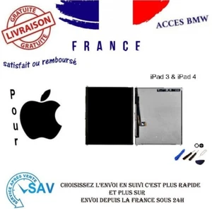 Dalle ecran LCD 9.7" LED pour Apple Ipad 3 Ipad 4 LP097QX1(SP)(A1) + outils - Picture 1 of 1