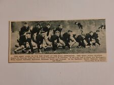 Army Football Team G.H. Davidson Gooch Buckman Jablonsky 1933 NY Times Colorfoto
