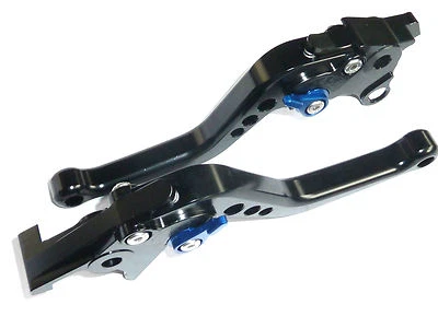 SUZUKI GSF1200 BANDIT 2001-06 SHORT BLACK BRAKE  & CLUTCH LEVERS ROAD RACE  S15C - Imagem 1 de 4