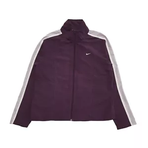 Nike Purple White Trim Sports Tracksuit Track Jacket Women's uk M eu 38 H332 - Picture 1 of 7