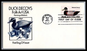US FDC # 2139 22c Duck Decoys Artmaster 1985, 9g710 - Picture 1 of 1
