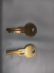 GARAGE DOOR VEE INDUSTRIES J01-J80 SET OF 2 KEYS KEY PRIME LINE FREE SHIPPING - Picture 1 of 1