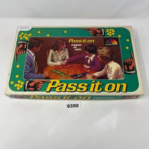 Vintage 1978 Pass It On Game: A Game of Wits - Selchow & Righter COMPLETE - Picture 1 of 15
