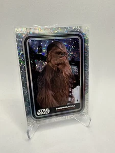 CHEWBACCA 2023 Topps Star Wars High Tek NY Comic Con Exclusive White Sparkle - Picture 1 of 2