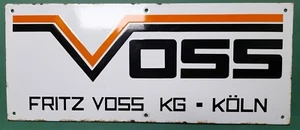 Email Schild Original: Fritz Voss KG Köln-Ehrenfeld, Maschinenfabrik ab 1888 - Bild 1 von 2