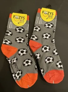 FOOZYS Unisex Kids Socks-Two Pairs-Soccer Children's Socks-Soccer Player Socks - Picture 1 of 2