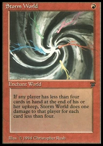 Storm World  X (1) Legends MTG Ex/NM (RG) 4RCards - Picture 1 of 1